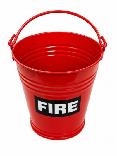 Fire Safety Buckets for Petrol Pumps and Fuel Stations
