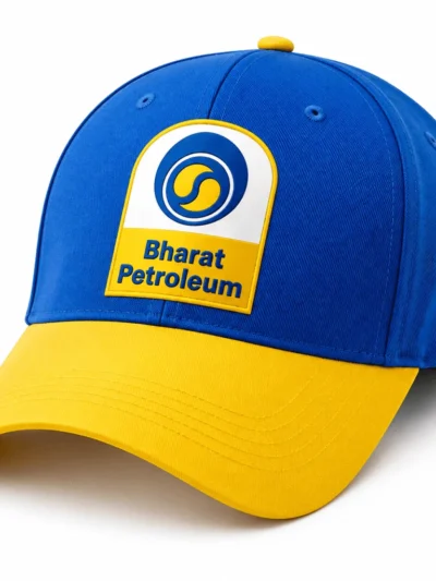 BPCL Petrol Pump Staff Uniform Cap Copy product name (Pack Of 5)