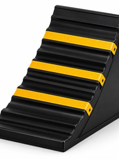 Heavy Duty Truck Wheel Chock for Petrol Pumps and Fuel Stations