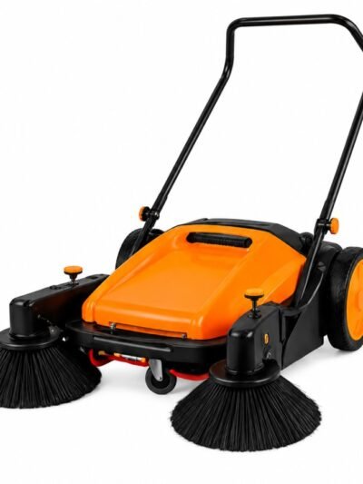 Walk Behind Sweeping Machine for Petrol Pump Forecourt Cleaning