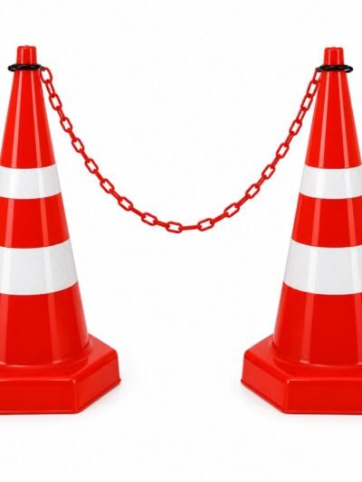 Traffic Safety Cones for Petrol Pumps and Fuel Stations